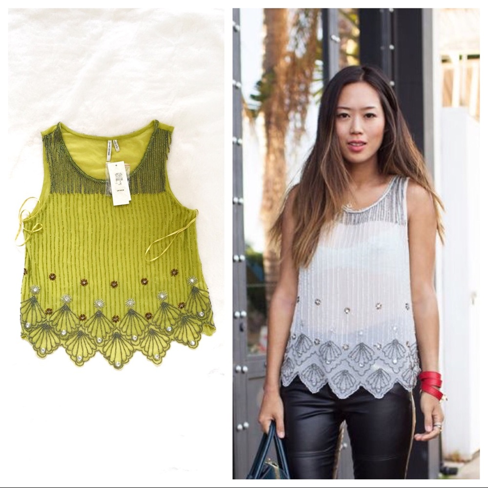 RIVER ISLAND Sequins Tank Blogger Coachella ASOS